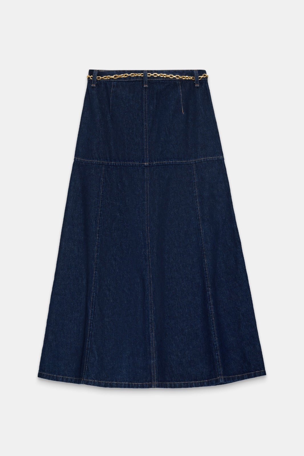 Denim Midi Etek